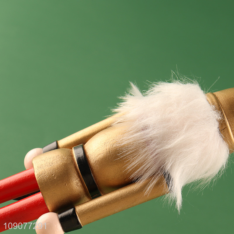 Good selling tabletop decoration wooden nutcracker soldier ornament