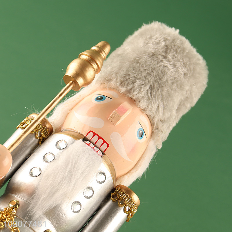 Top products christmas decoration wooden nutcracker soldier ornament