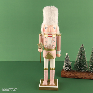 China products wooden crafts wooden nutcracker soldier ornament for sale