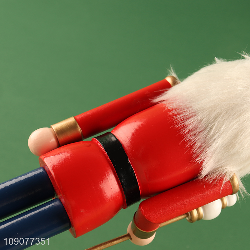 Hot products tabletop decoration wooden nutcracker soldier ornament for Christmas