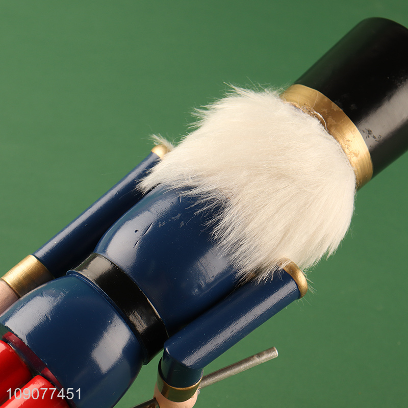 Good selling tabletop decoration wooden nutcracker soldier ornament for christmas