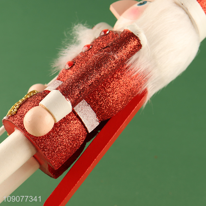 Yiwu market tabletop decoration wooden nutcracker soldier ornament for sale