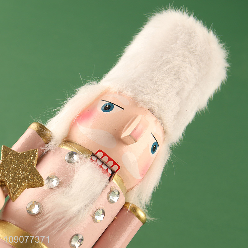 China products wooden crafts wooden nutcracker soldier ornament for sale