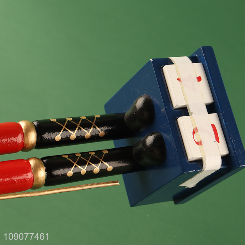 Good sale christmas decoration wooden nutcracker soldier ornament for desktop