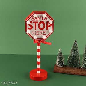 Wholesale Christmas Lights Wooden Stree Sign Road Sign