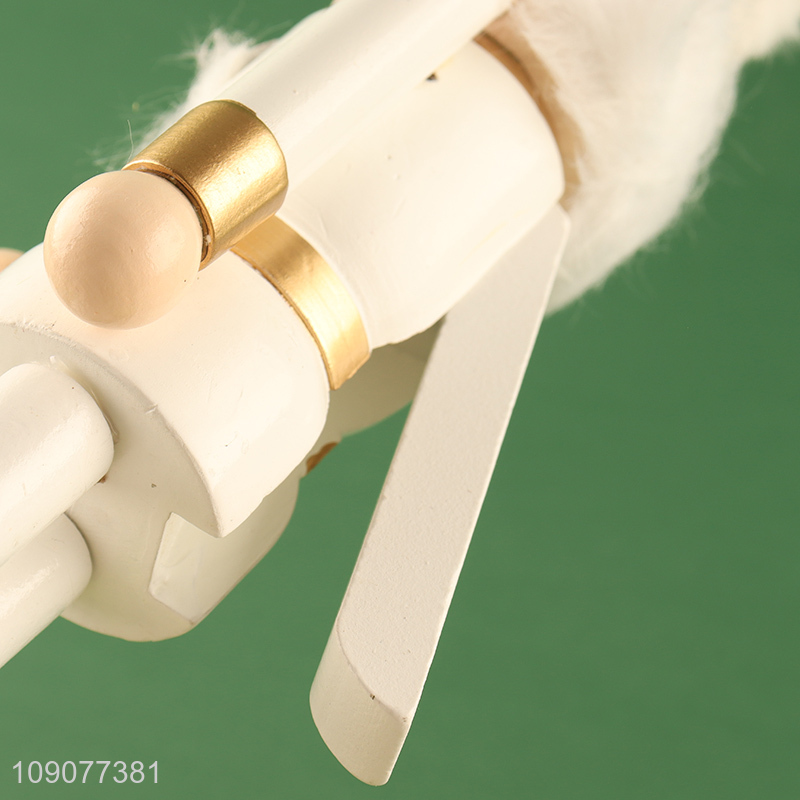 Online wholesale Christmas home decor wooden nutcracker soldier ornament