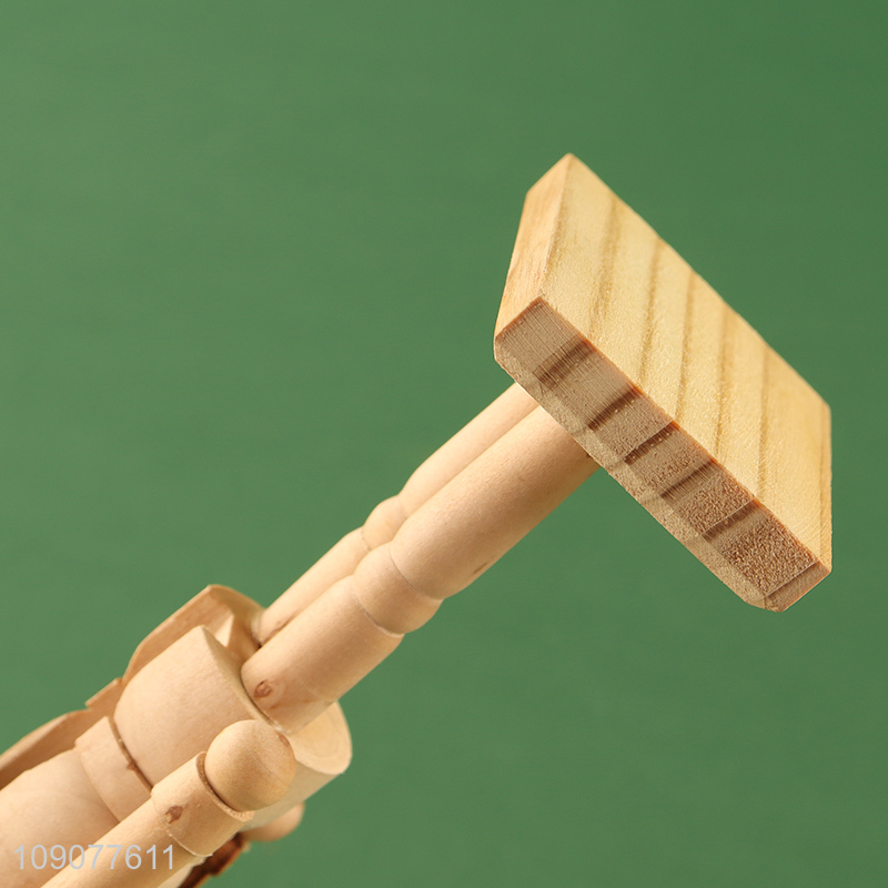 New arrival desktop decoration wooden nutcracker soldier ornament for sale