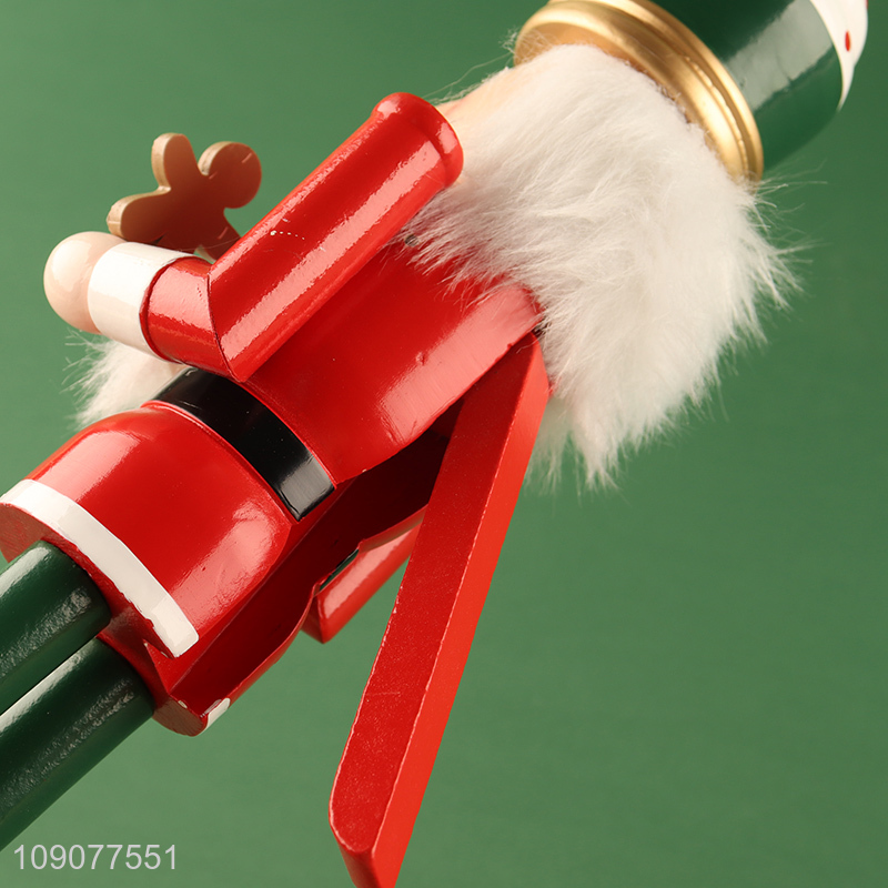Online wholesale christmas decoration wooden nutcracker soldier ornament