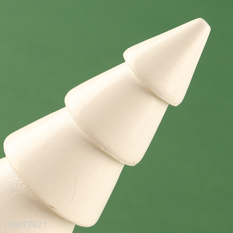 Online wholesale multicolor wooden xmas tree ornament for desktop decoration