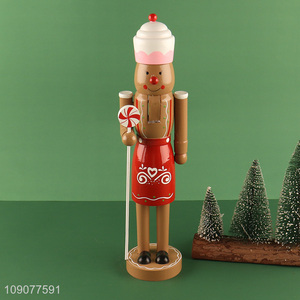 Wholesale from china wooden nutcracker soldier ornament for christmas decoration