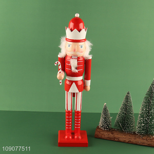 Latest design home decor christmas wooden nutcracker soldier ornament