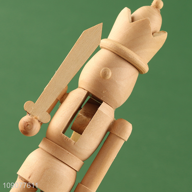 New arrival desktop decoration wooden nutcracker soldier ornament for sale