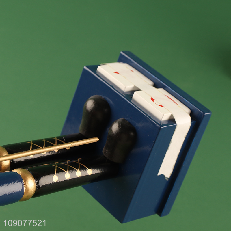 Popular products christmas decoration wooden crafts wooden nutcracker soldier ornament