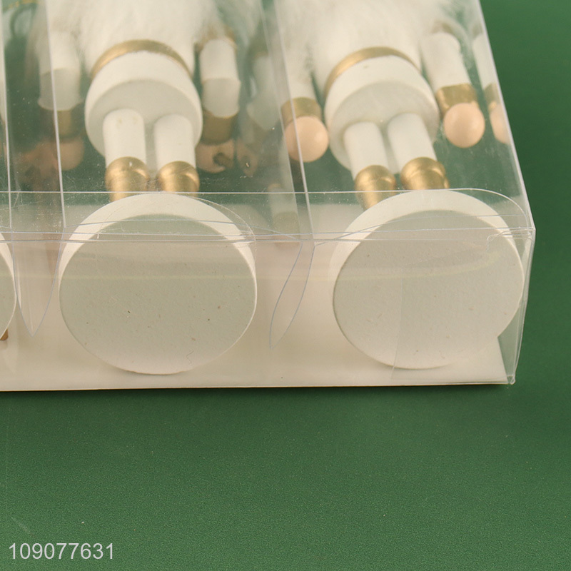 China supplier 3pcs christmas hanging ornament wooden nutcracker soldier ornament