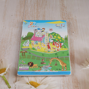 Online Wholesale 31 Pieces 3D Small Zoo Puzzle for Kids