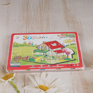 Wholesale 37 Piece 3D Garden House Puzzle Toy for Boys Girls