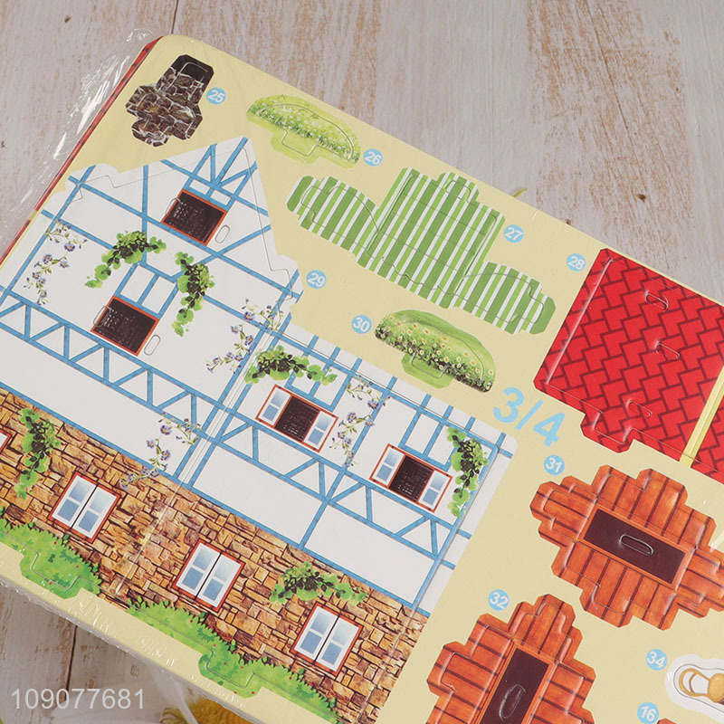 Factory Direct Sale 43 Pieces 3D Holiday Hotel Puzzle Toys