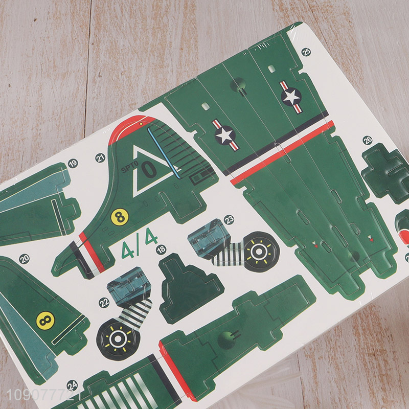 Good Quality 37 Pieces 3D Bomber Puzzle Toy Educational Toy