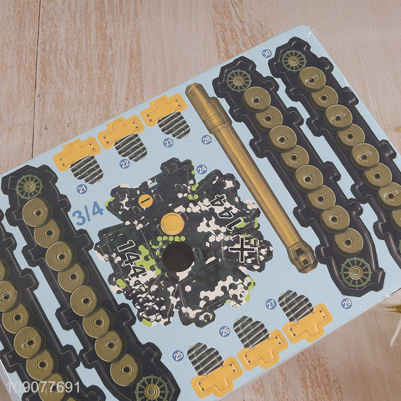 China Imports 37 Pieces 3D Leopard Tank Puzzle for Kids