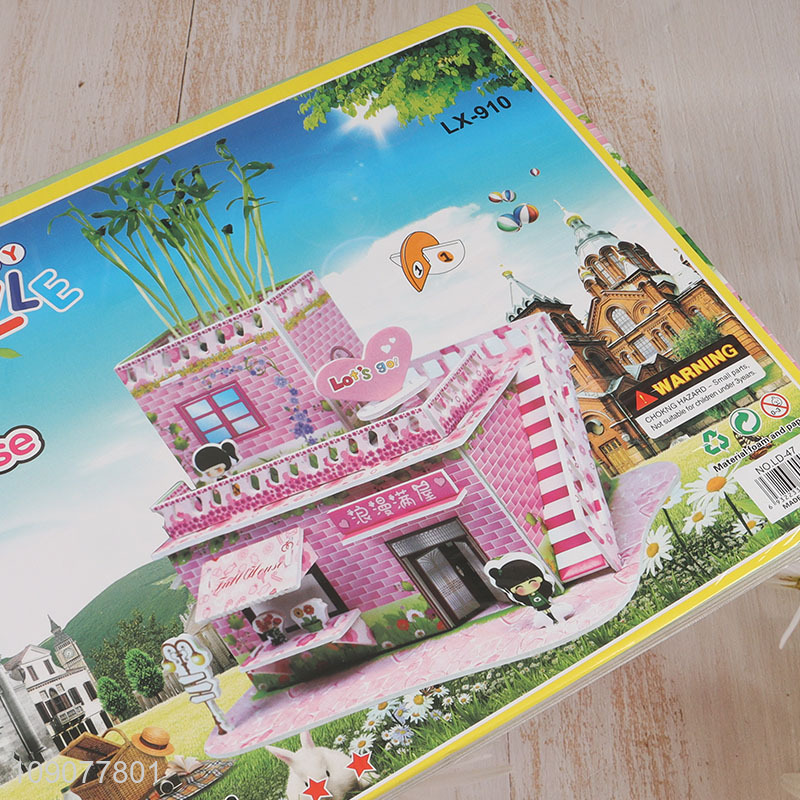 Online Wholesale 3D Full House Puzzle Kids Intelligent Toy