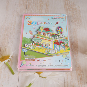 New Product 39 Pieces 3D Ice Cream Puzzle Intelligent Toy