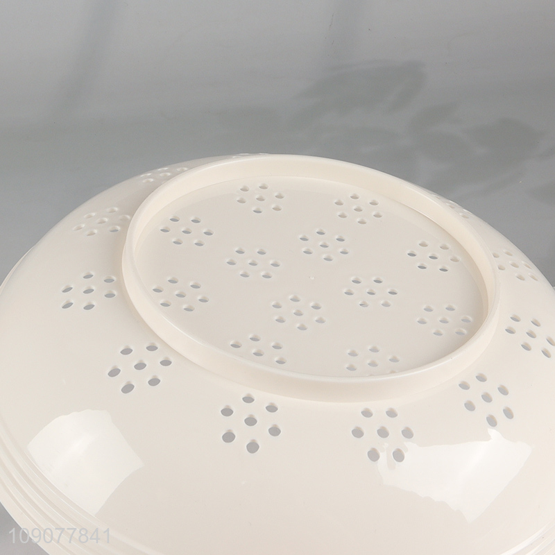 New Product Plastic Fruits Vegetable Drain Basket Kitchen Colander Strainer