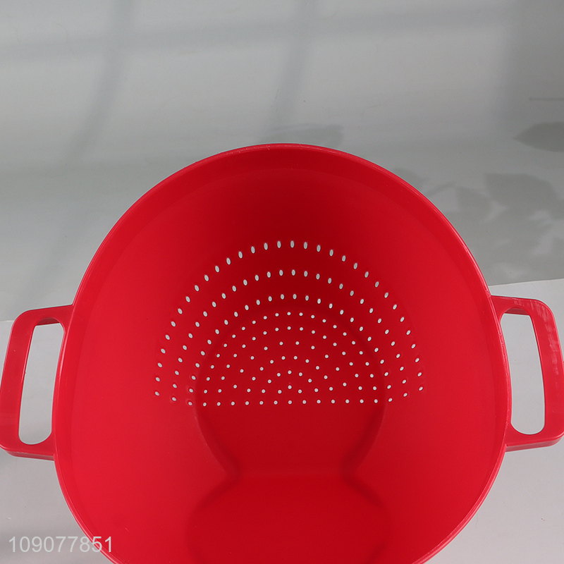 Online Wholesale Plastic Rice Washing Strainer Bowl Grain Washing Drain Basket