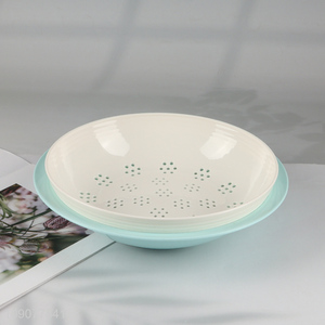 New Product Plastic Fruits Vegetable Drain Basket Kitchen Colander Strainer