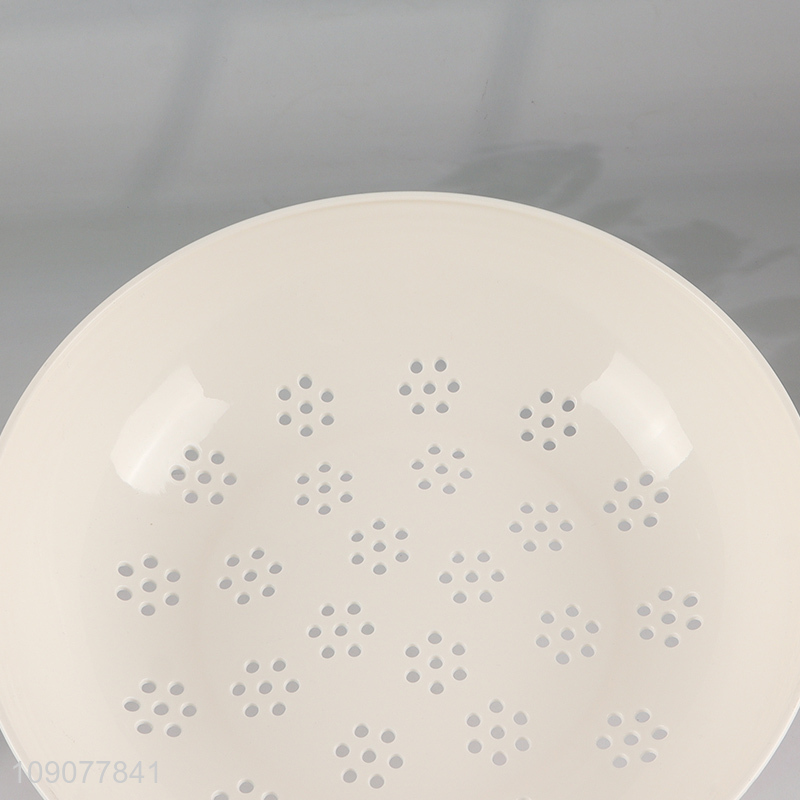 New Product Plastic Fruits Vegetable Drain Basket Kitchen Colander Strainer