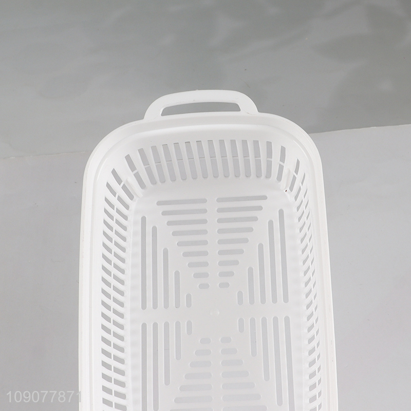 Factory Price Plastic Fruits Vegetable Washing Basket Kitchen Drain Basket