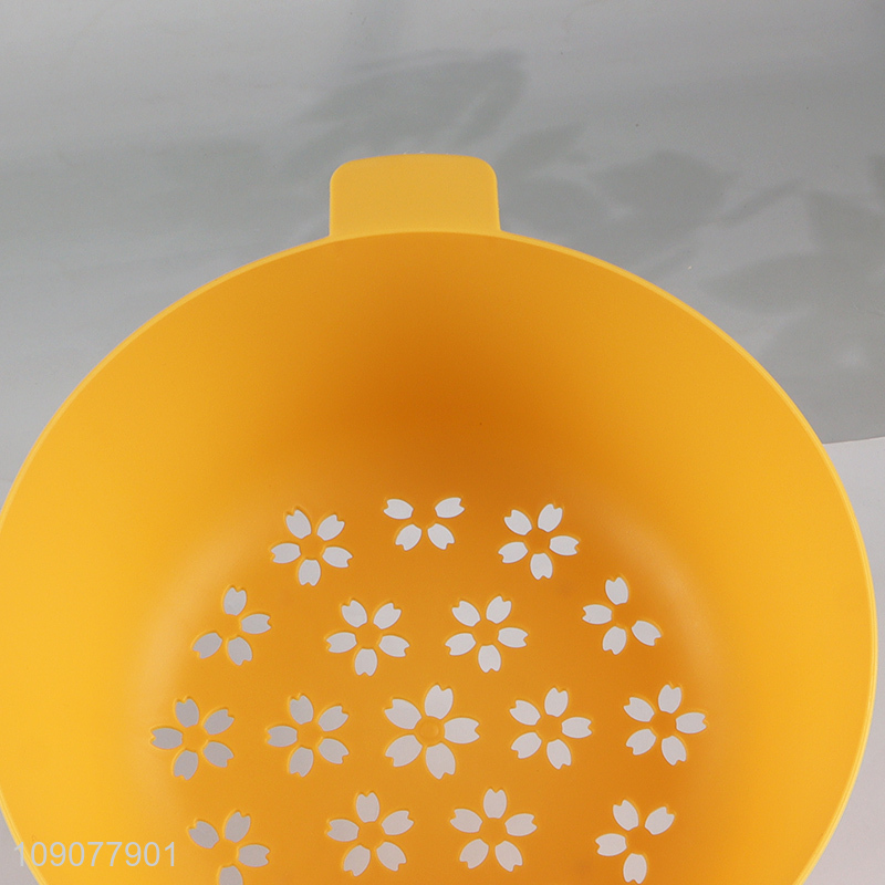 Wholesale Double-Layered Fruits Vegetable Washing Basket Custom Drain Basket