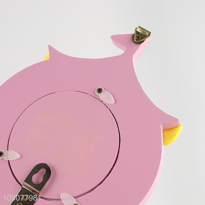 Best selling cartoon baby wooden photo frame picture frame with hook