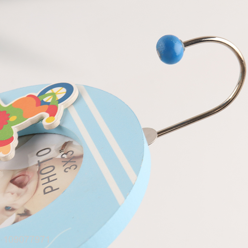 Top selling cartoon wooden photo frame picture frame with hook