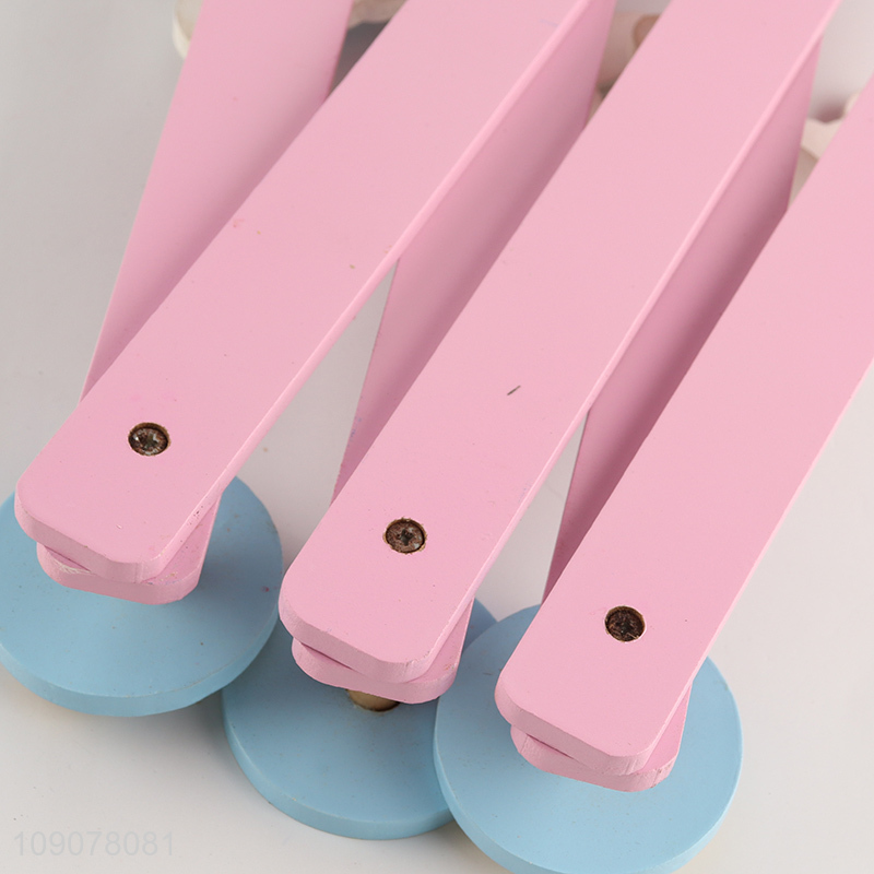 Good quality folding space saving wooden hook pants hook for sale