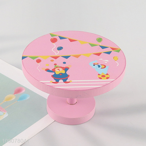 Yiwu market pink wooden household hook coat hook for sale