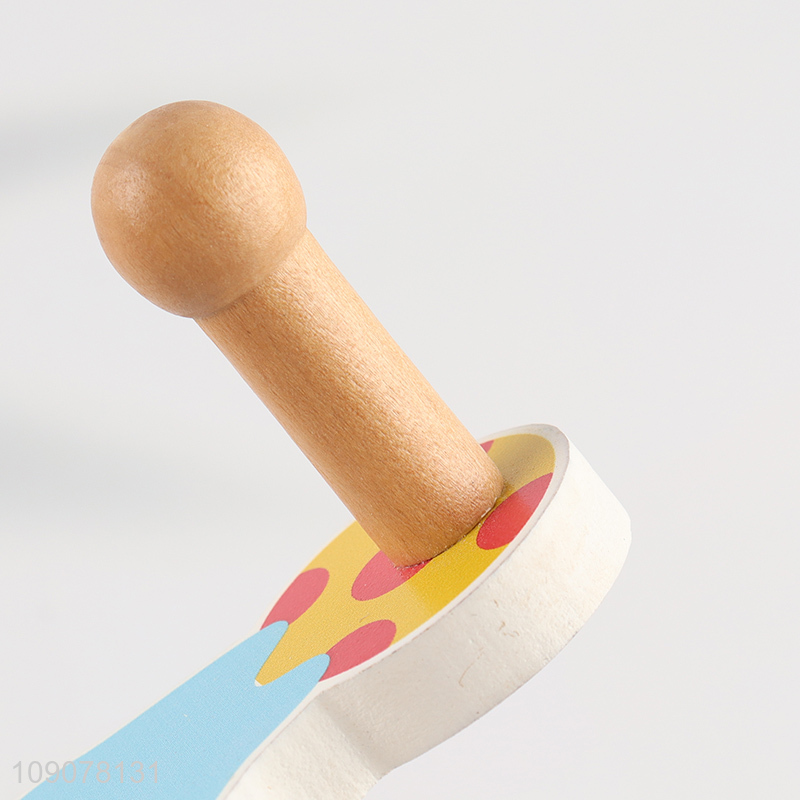 Popular products cartoon elephant shape wooden wall-mounted coat hook