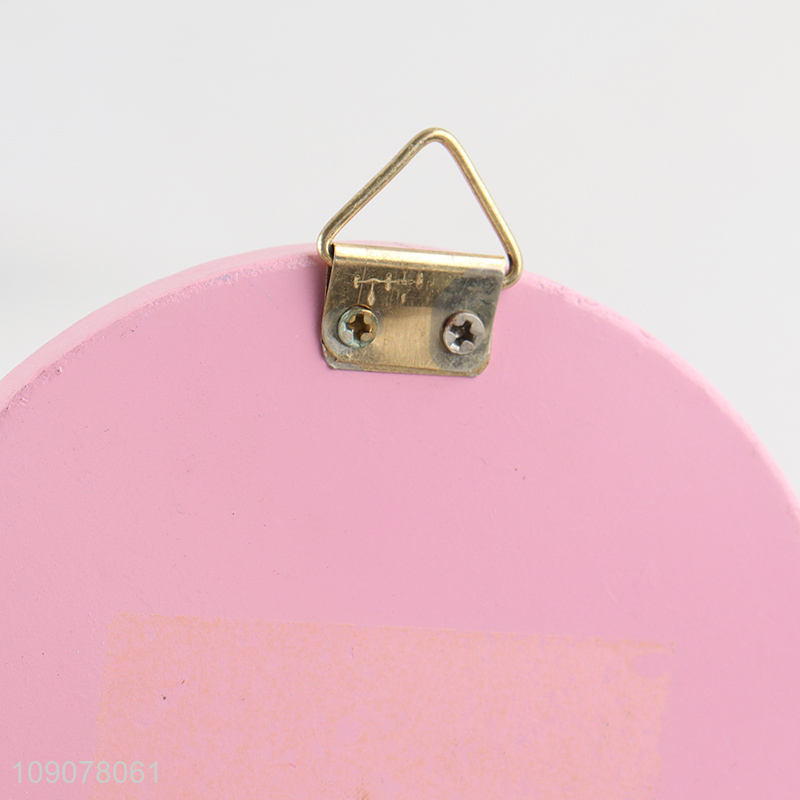 High quality round wall-mounted home wooden hook coat hook