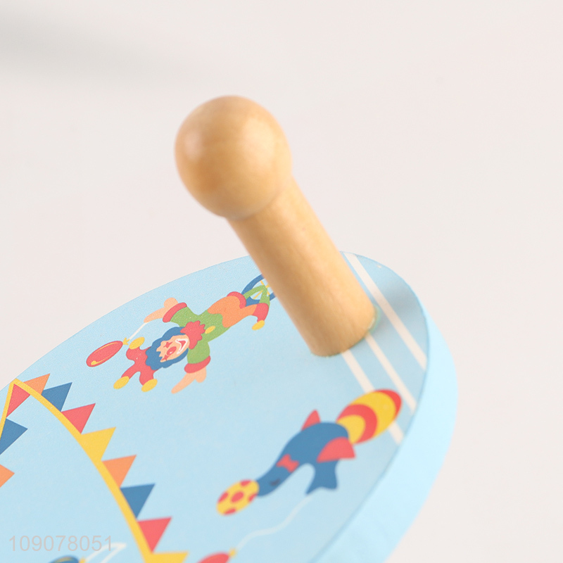 China products wall-mounted round wooden hook coat hook for household