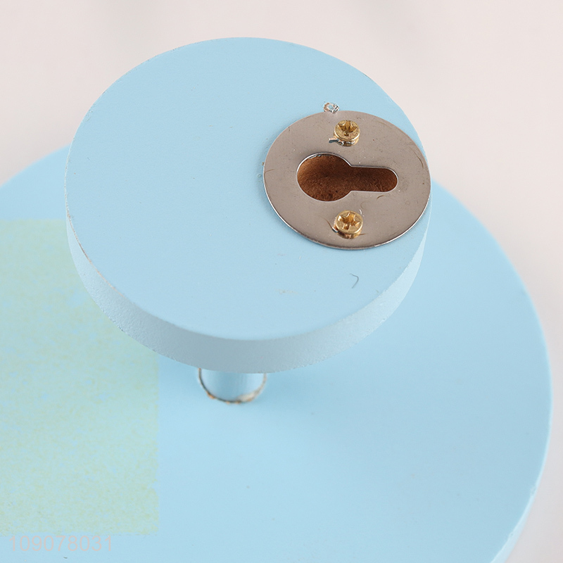 Popular products cartoon printed wall-mounted wooden hook coat hook