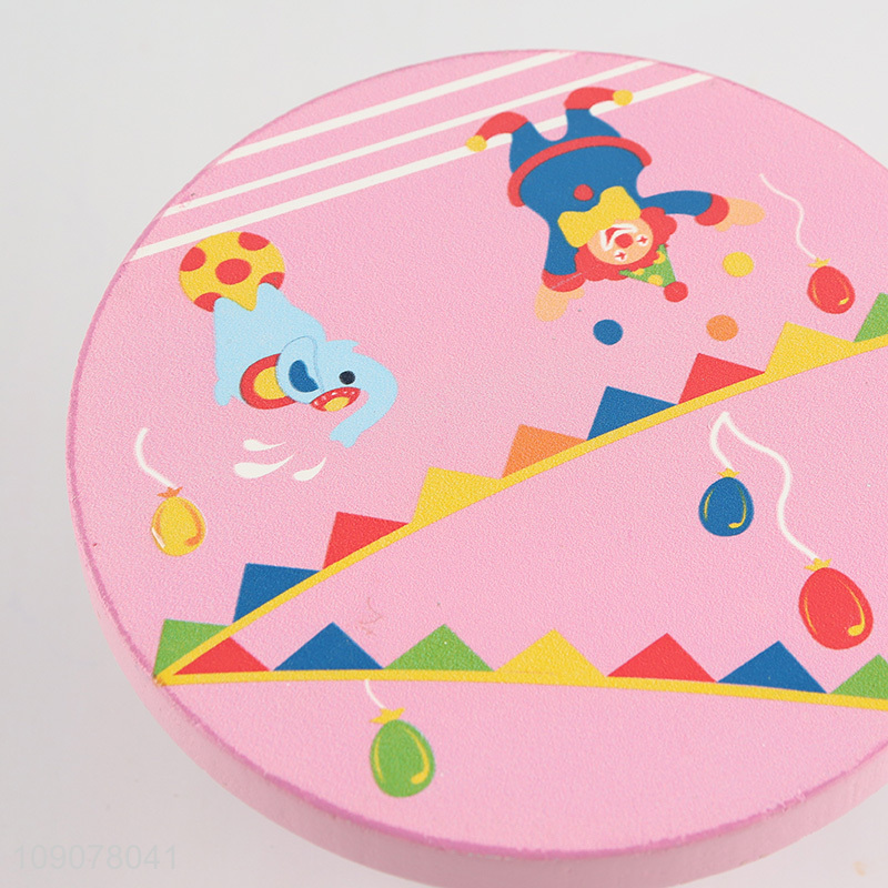 Yiwu market pink wooden household hook coat hook for sale