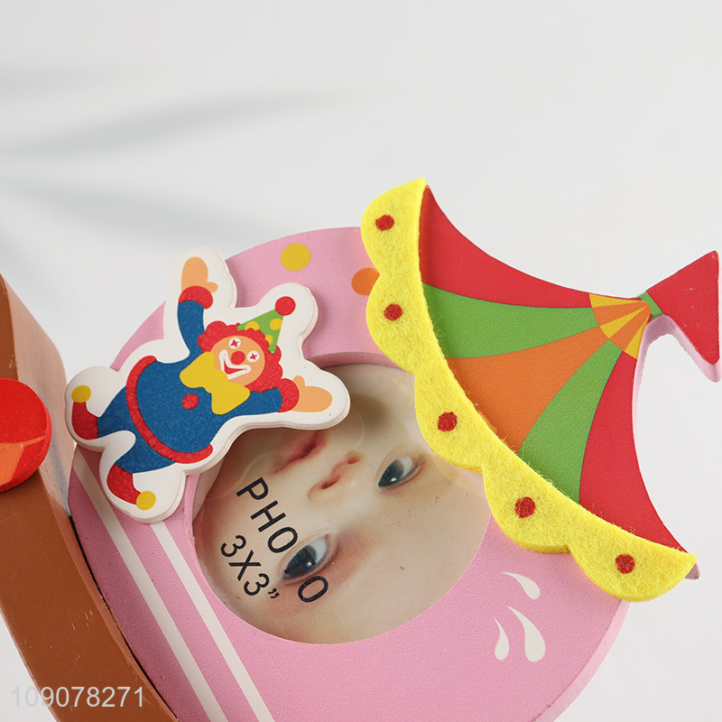 Popular products desktop decoration baby wooden photo frame picture frame