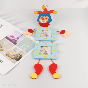 Hot items hanging wooden family baby photo frame picture frame