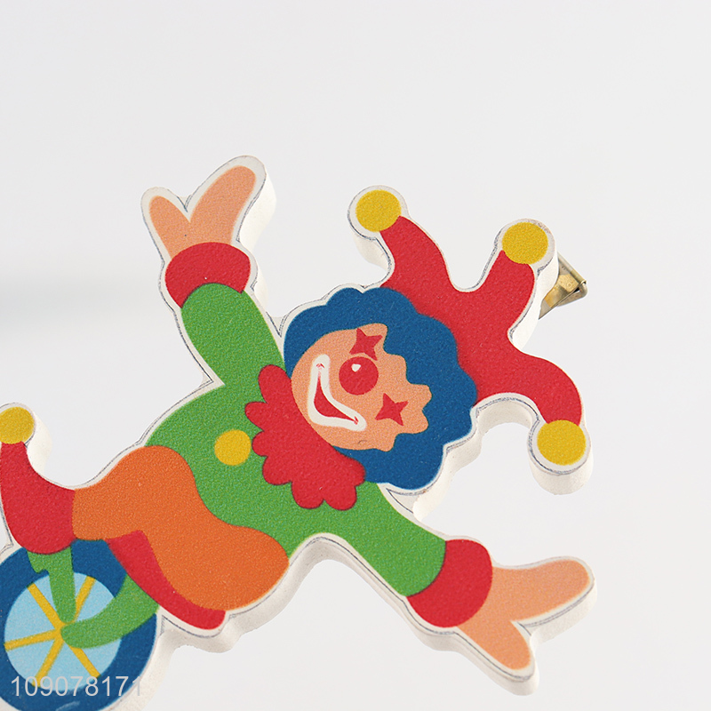 Online wholesale joker shape cartoon heavy duty wooden hook