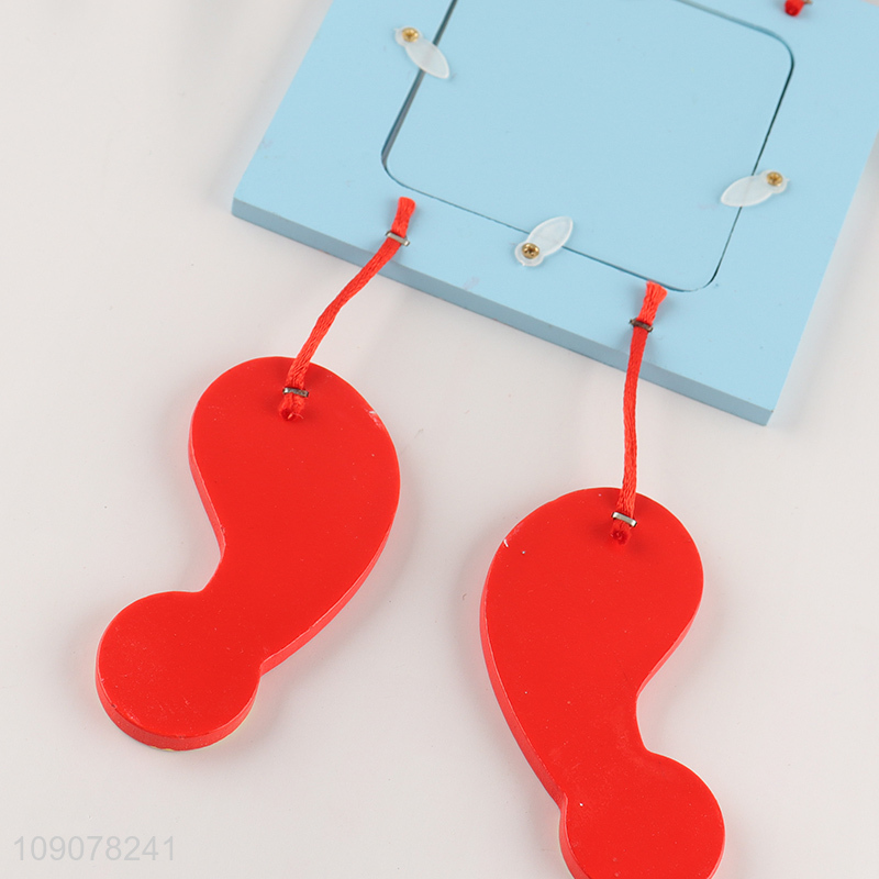 Top quality hanging wooden photo frame picture frame for home decor