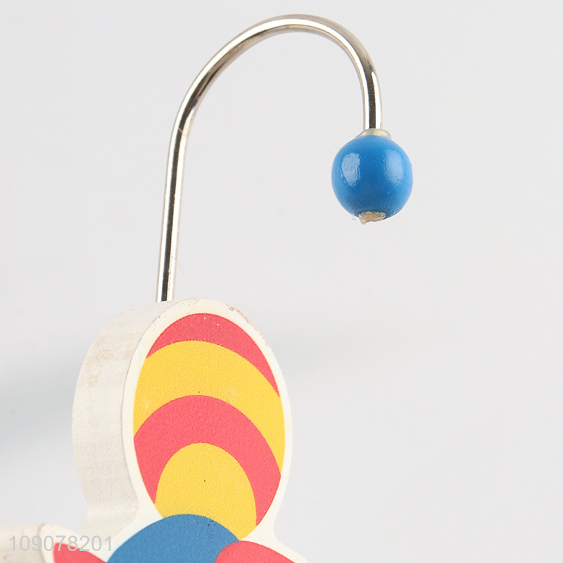 Best quality cartoon wall-mounted wooden hook heavy duty hook