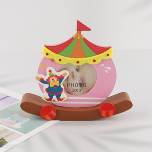 Popular products desktop decoration baby wooden photo frame picture frame