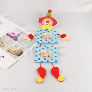 Top quality hanging wooden photo frame picture frame for home decor