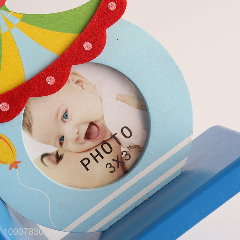 Most popular tabletop decoration baby wooden photo frame picture frame