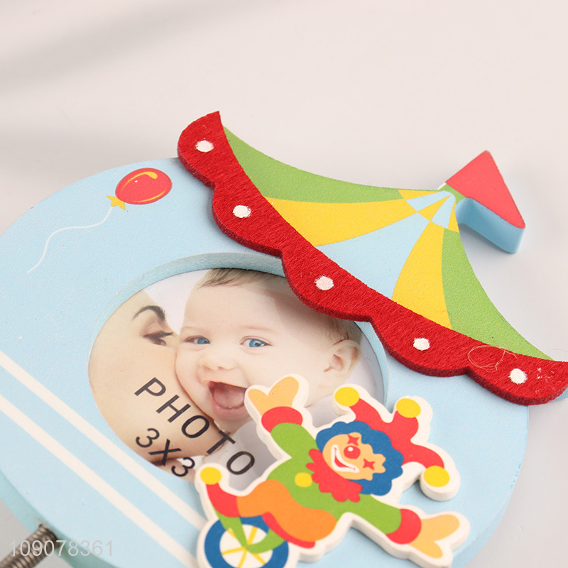 Top sale desktop decoration wooden baby photo frame picture frame