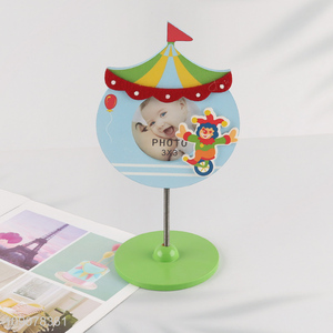 Top sale desktop decoration wooden baby photo frame picture frame